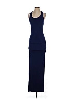 Sleeveless Navy Maxi Tank Dress